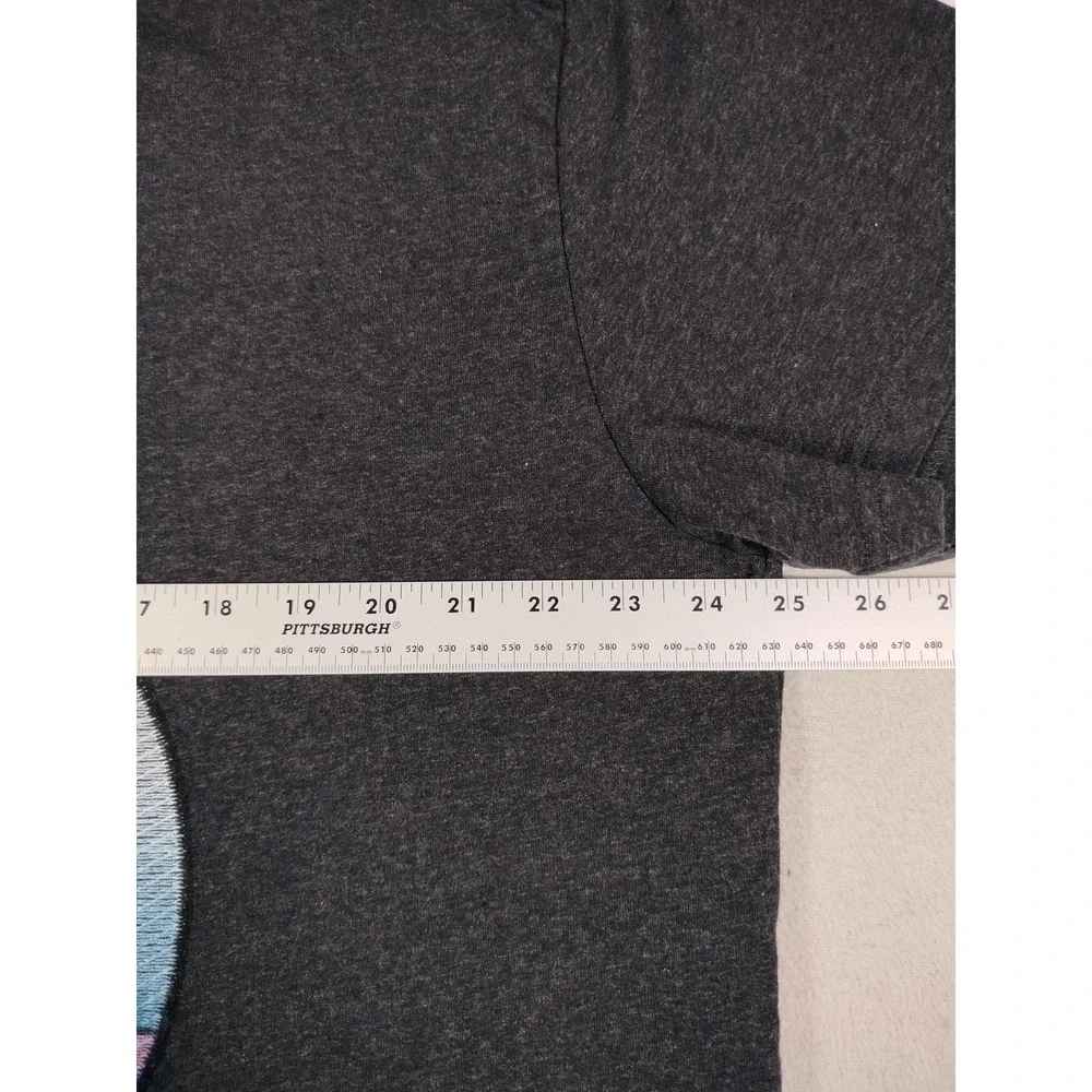 Looney Tunes Bugs Bunny Shirt Mens 2XL Gray Scream Graphic Tee Cartoon Casual